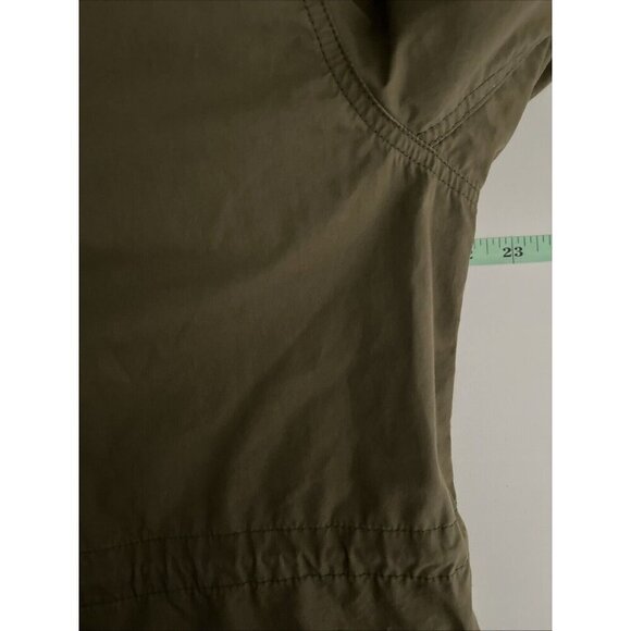 Charles And A Half Cargo Womens Large Twill Coat Utility Canvas Chore Mid Length - Picture 4 of 7